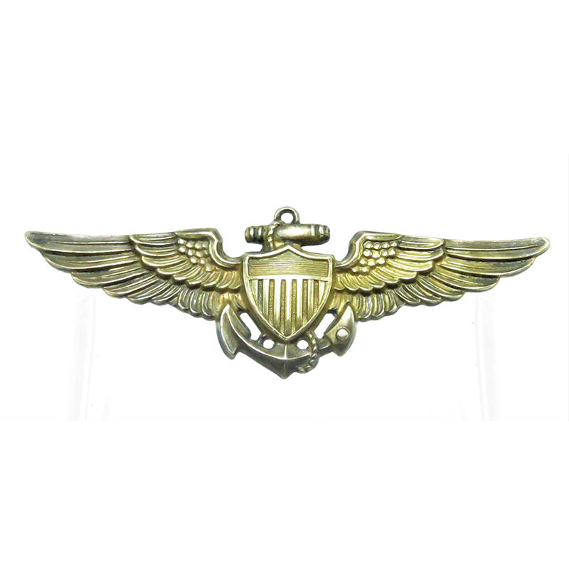 WWII USN / USMC PILOT'S WINGS - NS MEYER - Old Patriot Militaria