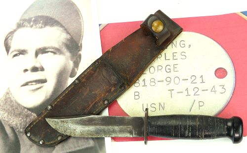 WWII USN SEABEE'S MKI FIGHTING KNIFE & RESEARCH: STRAIGHT FROM FAMILY